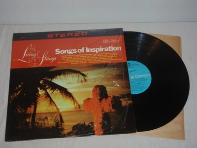 Living Strings Songs of Inspiration Vinyl Lp 1966~CAS 2103~Blues~Gospel~~VG++ - Image 1 of 4