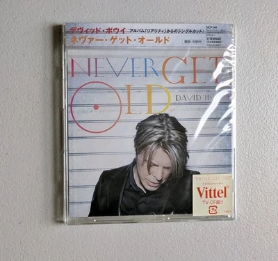 David Bowie Never Get Old Original CD PROMO SAMPLE SEALED  Japan Very Rare - Image 1 of 4