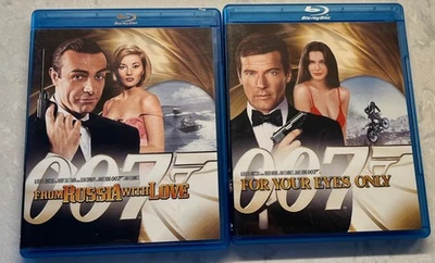 From Russia With Love + For Your Eyes Only James Bond 007 (Blu-ray, 1963)DVD Lot - Image 1 of 4