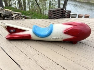 Vintage Gametime Alluminio Sella Compagni Ride Rocket Carnival Park Usaf Parco Giochi Lg - Foto 1 di 24