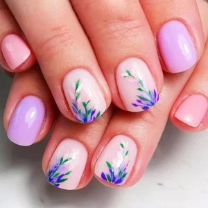 1Set Press on Nail,Square Fake Nail Glues on Nail False Nail Acrylic Nail - Picture 1 of 8