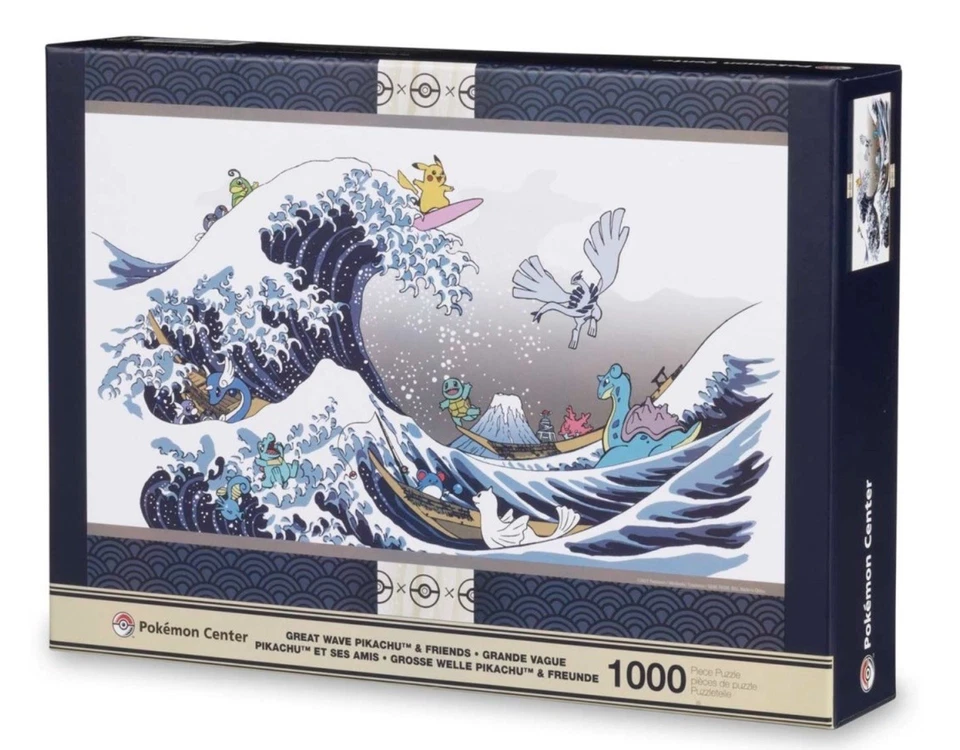 Puzzle Pokemon Center Great Wave Pikachu & Friends 1.000 piezas agotado, ¡sellado! Foto 1 de 1