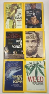 National Geographic January-June 2015 | 6-Issue Set with Leatherette Slipcase - Picture 1 of 22