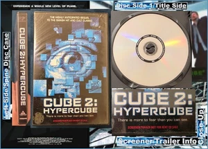 2003 Cube 2 Hypercube Screener/Trailer DVD RARE Screening Copy Lionsgate Films - Bild 1 von 13
