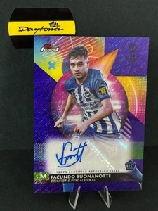 Topps Finest 2023-24 Facundo Buonanotte RC Autógrafo #A-FB BRIGHTON /199 - Imagen 1 de 5