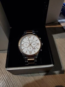 Emporio Armani Watch Men's Chronograph Watch Ex display new make offer - Picture 1 of 8