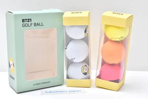 BTS BT21 GOLF BABY CHIMMY JIMIN pallina da golf 6 palline K-POP - Foto 1 di 20