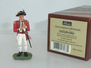 FIGURA DE SOLDADO MILITAR GRAN Bretaña 17278 oficial del ejército británico charles cornwallis - Imagen 1 de 2