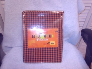 Halloween Tablecloth New In Pkg. 100% Cotton 52" X 70" Oblong - Picture 1 of 1