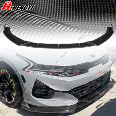 Alerón divisor de labios delantero fibra de carbono busca KIA K5 GT EX LX LXS 2021-2024 Foto 1 de 4