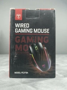 Gaming Mouse PC278A Ergonomic Optical Wired 8 Programmable Buttons Chroma - Picture 1 of 5