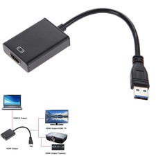 USB 3.0 To HDMI HD 1080P Video Cable Adapter Converter For PC Laptop HDTV LCD TV