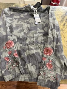 Ashley Downtown Collection Camouflage Jacke Mantel L Baumwolle Neu mit Etikett - Bild 1 von 15