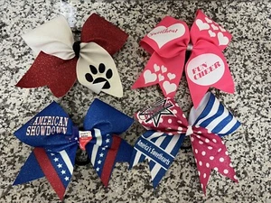 Lot of Dallas Cowboys Hair Bow plus other Cheer Bows - Picture 1 of 2