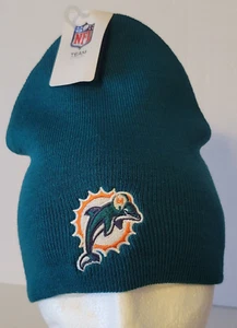 Miami Dolphins grüne Wintermütze ohne Bündchen bestickt Unisex Erwachsene (NEU) - Bild 1 von 12