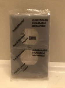 ⭐️⭐️⭐️⭐️⭐️ P&S Trademaster Gray Unbreakable Receptacle Cover Wallplate TP8-GRY - Bild 1 von 2