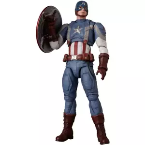 MEDICOM TOY MAFEX Captain America:The Winter Soldier CAPTAIN AMERICA Japan NEW - Picture 1 of 6