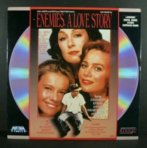 Enemies, A Love Story - Anjelica Huston, Ron Silver 1989 - LaserDisc - Picture 1 of 2