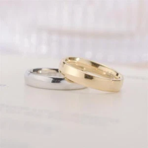 Hot 18k Compromiso Matrimonio Boda Oro Plata Anel De Prata - Picture 1 of 10