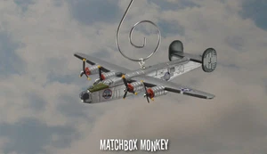 Avión B-24 D Liberator Segunda Guerra Mundial Adorno de Navidad Segunda Guerra Mundial USAF Poder de liebre - Imagen 1 de 8