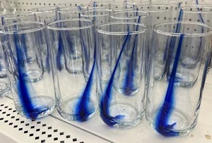 Greenbrier’s Blue Ribbon Highball Clear Drinking Glasses(Set of 4)16 Oz - Picture 1 of 6