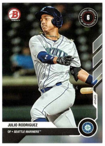 JULIO RODRIGUEZ 2020 Bowman Next 2021 Baseball Americas Top 100 #BA-45 Rookie RC