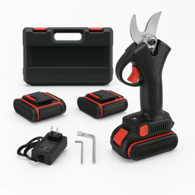 Forbice a Batteria da Potatura+Valigia Cesoia 48V 3.0 AH Taglio 30 MM 2 Batterie - Immagine 1 di 4