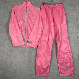 De Colección Años 90 New Balance Cortavientos Chándal Chaqueta Pantalones Conjunto Mujer S Barbie Rosa - Imagen 1 de 19
