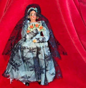 Vintage 6" Mexican Senorita Doll - Picture 1 of 4