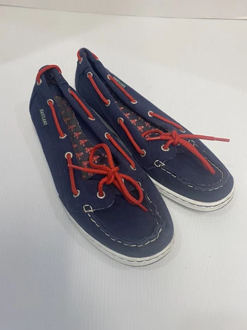 Boston Red Sox Boat Shoes Womens Size 9 Cover