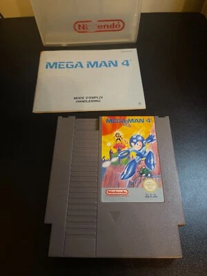 Mega Man 4 Nintendo NES 1993 (CON FRA-GER MANUAL) - PAL - Limpio - COMO NUEVO Foto 1 de 4