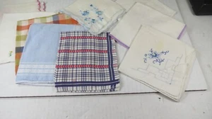 LADIES HANKERCHIEFS VINTAGE 10 TOTAL Women's Hankies Spring Florals Crochet - Imagen 1 de 5
