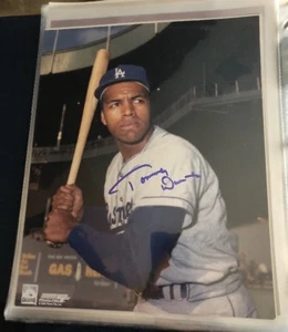 Tommy Davis SIGNED 8X10 PHOTO AUTOGRAPH DODGERS PSA Guaranteed - Bild 1 von 1