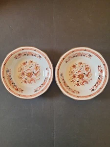 LOTE DE 2 TAZONES DE POSTRE WEDGWOOD KASHMAR - Imagen 1 de 7