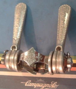 Campagnolo Nuovo Record #1014 Shifters Vicenza NEW / NOS-Clamp-On - Mint - Picture 1 of 10