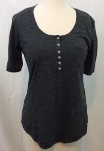 Timeout Dark Gray Melange Pocket Hanley European Size XL NWT top - Picture 1 of 4