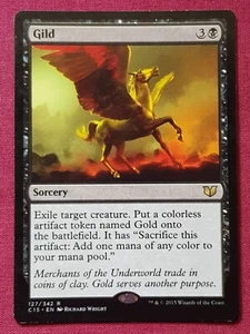 Magic The Gathering COMMANDER 2015 C15 GILD black card MTG - Picture 1 of 2
