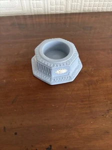 Wedgwood China Blue Jasperware design tea light, votive candle holder. - Picture 1 of 7