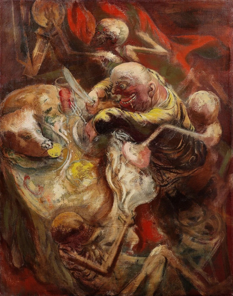 Impressão em tela conto de fadas George Grosz 16 x 20 - Imagem 1 de 4