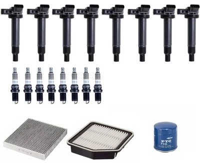 Direct Ignition Coils Spark Plugs Filters Tune Up Fits 2006-2007 Lexus GS430 - Image 1 of 4