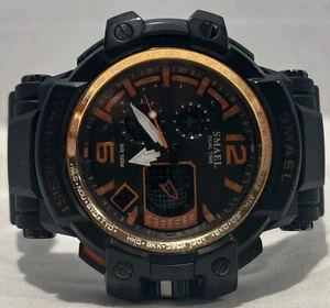 Smael Orologi Uomo Nero Orologio Sportivo n. 1509 ***BATTERIA NUOVA*** - Foto 1 di 9
