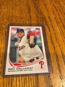 2013 Topps Series 1 Philadelphia Phillies #264 Roy Halladay Record Chase 200 W - Picture 1 of 3