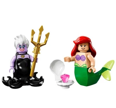 LEGO 71012 Disney Serie 1 Úrsula y Ariel Sirenita Minifigura Lote NUEVO CMF Foto 1 de 3