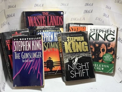 USED Stephen King Books, Skeleton Crew, The Gunslinger, Insomnia, Night Shift - Image 1 of 4