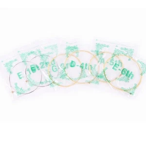 Set of 6 Mandolin Strings Loop End Strings Brass Wound - Picture 1 of 5