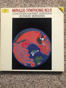 Mahler Bernstein Symphonie No. 9 Vinyl 2 Record Box Set Amsterdam - Picture 1 of 5