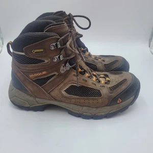 Vasque Breeze Men's Hiking Boots Size 9.5 M Brown Leather Mesh Outdoor Gorpcore - Picture 1 of 10
