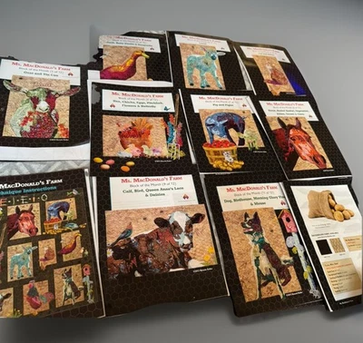 Ms.McDonald’s Farm Quilt Patterns 1-12 ( Missing #2 Duck ) - Image 1 of 4