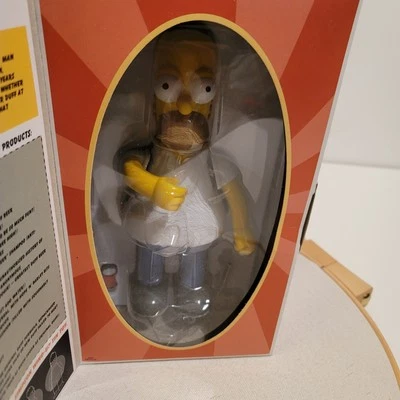 Los Simpson 2002 Rocket Usa Homer Simpson 8" juguete de cuerda de acción de hojalata Foto 1 de 4