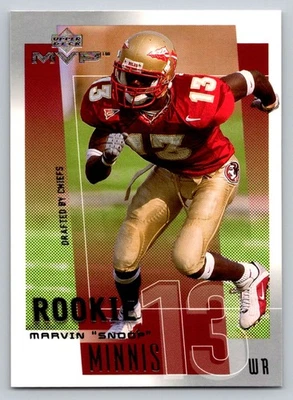 2001 Upper Deck MVP #309 Marvin "Snoop" Minnis Rookie $$$ - Image 1 of 2